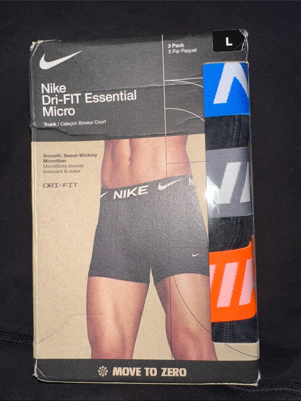 Nike Men's Dri-FIT Micro Trunks – Black